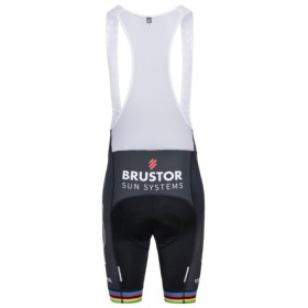 Fietsbroek Kort met Bretels 2024 Alpecin Deceuninck - Zwart